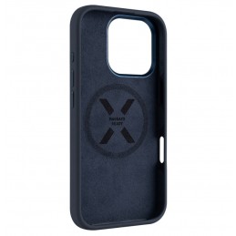 Fixed MagFlow | Back cover | Apple | iPhone 16 Pro | Liquid silicon | Blue