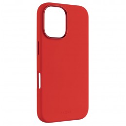 Fixed MagFlow | Back cover | Apple | iPhone 16 | Liquid silicon | Red