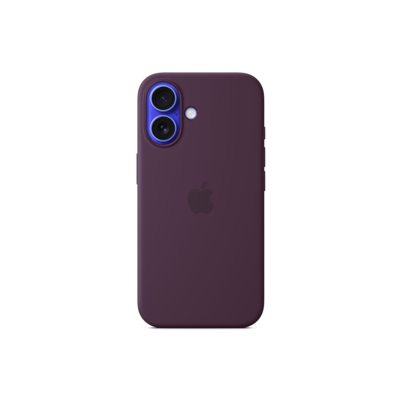 Apple iPhone 16 Silicone Case with MagSafe - Plum | Apple