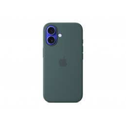 Apple iPhone 16 Silicone Case with MagSafe - Lake Green | Apple