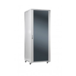 SOMI Networks | 32U, 19 Freestanding Cabinet | 32U-60/80NAC | Gray | Max Load 800kg Removable and Lockable Side Panels Glass Doo