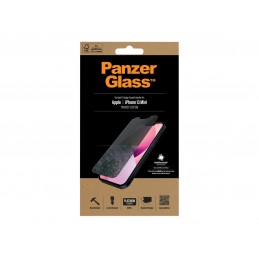 PanzerGlass | Apple | iPhone 13 Mini | Tempered glass | Black | Crystal clear Resistant to scratches and bacteria Shock absorbin