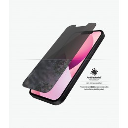 PanzerGlass | Apple | iPhone 13 Mini | Tempered glass | Black | Crystal clear Resistant to scratches and bacteria Shock absorbin