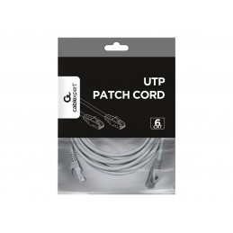 Cablexpert UTP Cat6 Patch cord, grey, 5 m