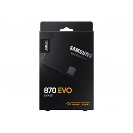 Samsung | SSD | 870 EVO | 500 GB | SSD form factor 2.5" | Solid-state drive interface SATA III | Read speed 560 MB/s | Write spe