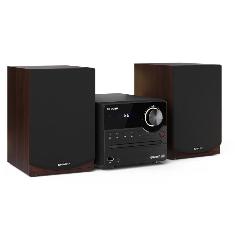 Sharp XL-B512(BR) Hi-Fi Micro System, CD/FM/USB/Bluetooth v5.0, 45W, Brown | Sharp | Hi-Fi Micro System | XL-B512(BR) | Brown | 