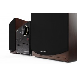Sharp XL-B512(BR) Hi-Fi Micro System, CD/FM/USB/Bluetooth v5.0, 45W, Brown | Sharp | Hi-Fi Micro System | XL-B512(BR) | Brown | 