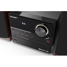 Sharp XL-B512(BR) Hi-Fi Micro System, CD/FM/USB/Bluetooth v5.0, 45W, Brown | Sharp | Hi-Fi Micro System | XL-B512(BR) | Brown | 