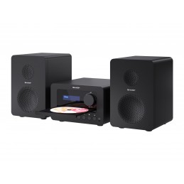 Sharp XL-B520D(BK) Tokyo Hi-Fi Micro System 2.0, FM/DAB/DAB+/USB, CD, Bluetooth 5.0, Aux-in, Black | Sharp | Tokyo Hi-Fi Micro S