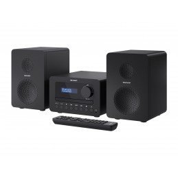 Sharp XL-B520D(BK) Tokyo Hi-Fi Micro System 2.0, FM/DAB/DAB+/USB, CD, Bluetooth 5.0, Aux-in, Black | Sharp | Tokyo Hi-Fi Micro S