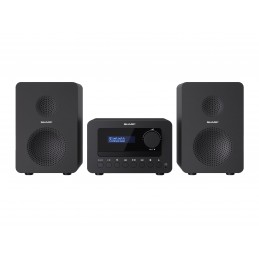 Sharp XL-B520D(BK) Tokyo Hi-Fi Micro System 2.0, FM/DAB/DAB+/USB, CD, Bluetooth 5.0, Aux-in, Black | Sharp | Tokyo Hi-Fi Micro S