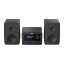 Sharp XL-B520D(BK) Tokyo Hi-Fi Micro System 2.0, FM/DAB/DAB+/USB, CD, Bluetooth 5.0, Aux-in, Black | Sharp | Tokyo Hi-Fi Micro S