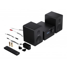 Sharp XL-B520D(BK) Tokyo Hi-Fi Micro System 2.0, FM/DAB/DAB+/USB, CD, Bluetooth 5.0, Aux-in, Black | Sharp | Tokyo Hi-Fi Micro S