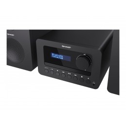 Sharp XL-B520D(BK) Tokyo Hi-Fi Micro System 2.0, FM/DAB/DAB+/USB, CD, Bluetooth 5.0, Aux-in, Black | Sharp | Tokyo Hi-Fi Micro S