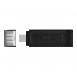 Kingston | DataTraveler 70 | 64 GB | USB-C | Black