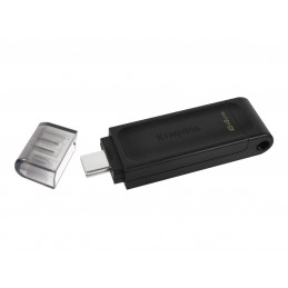 Kingston | DataTraveler 70 | 64 GB | USB-C | Black