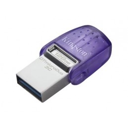 Kingston | DataTraveler | DT Micro Duo 3C | 128 GB | USB Type-C and Type-A | Purple