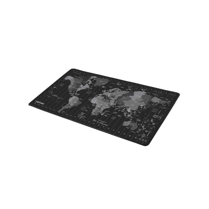 Natec Mouse Pad, Time Zone Map, Maxi, 800x400 mm | Natec | Mouse Pad Maxi | Time Zone Map