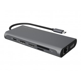 Raidsonic | 12-in-1 USB Type-C dock with PD 100W | BOX IB-DK4050-CPD | Dock | Ethernet LAN (RJ-45) ports 1 | USB 3.0 (3.1 Gen 1)