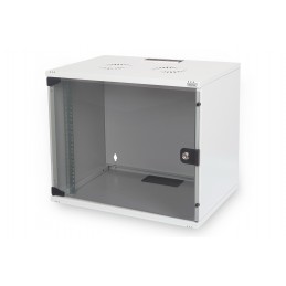 Digitus | 7U wall mounting cabinet | DN-19 07U-S-1 | Grey | Safety class rating IP20. Lockable safety-glass door. 200 door openi