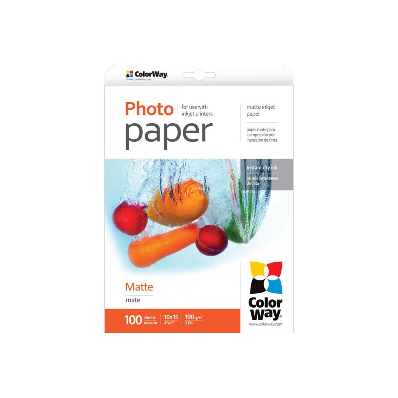 190 g/m | 10x15 | Matte Photo Paper