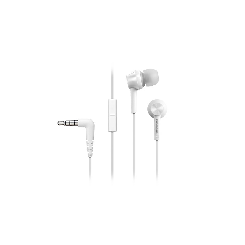 Panasonic | Canal type | RP-TCM115E-W | Wired | In-ear | Microphone | White