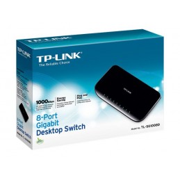 TP-LINK | Switch | TL-SG1008D | Unmanaged | Desktop | Gigabit Ethernet (copper) ports quantity 8 | Power supply type External | 