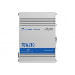 Teltonika | Switch | TSW210 | Unmanaged | Wall mountable | Gigabit Ethernet (copper) ports quantity 8 | SFP ports quantity 2 | 2