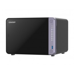 QNAP Cost-effective 6-bay 10GbE NAS | TS-632X-4G | Alpine | AL524 | Processor frequency 2 GHz | 4 GB | DDR4 SODIMM | 120W adapte