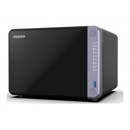 QNAP Cost-effective 6-bay 10GbE NAS | TS-632X-4G | Alpine | AL524 | Processor frequency 2 GHz | 4 GB | DDR4 SODIMM | 120W adapte