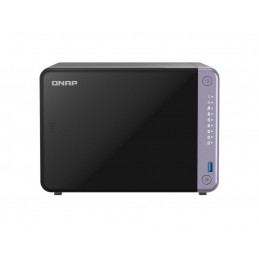 QNAP Cost-effective 6-bay 10GbE NAS | TS-632X-4G | Alpine | AL524 | Processor frequency 2 GHz | 4 GB | DDR4 SODIMM | 120W adapte