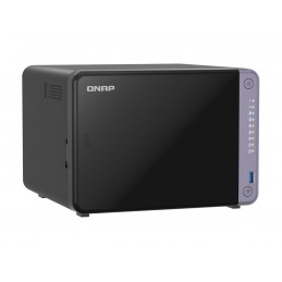 QNAP Cost-effective 6-bay 10GbE NAS | TS-632X-4G | Alpine | AL524 | Processor frequency 2 GHz | 4 GB | DDR4 SODIMM | 120W adapte