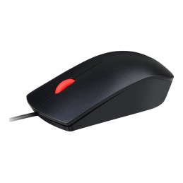 Lenovo Essential USB Wired Mouse, 1600 DPI, 1.8 m, 3 Buttons, Black | Lenovo | Essential USB Mouse | Optical sensor | wired | Bl