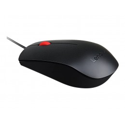 Lenovo Essential USB Wired Mouse, 1600 DPI, 1.8 m, 3 Buttons, Black | Lenovo | Essential USB Mouse | Optical sensor | wired | Bl