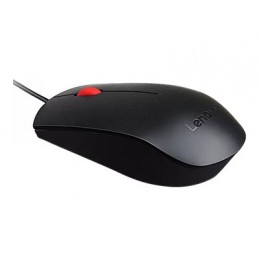 Lenovo Essential USB Wired Mouse, 1600 DPI, 1.8 m, 3 Buttons, Black | Lenovo | Essential USB Mouse | Optical sensor | wired | Bl