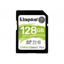 Kingston | Canvas Select Plus | 128 GB | SDHC | Flash memory class 10