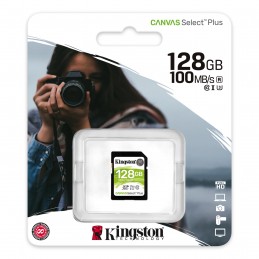 Kingston | Canvas Select Plus | 128 GB | SDHC | Flash memory class 10