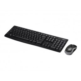Logitech MK270 | Keyboard and Mouse Set | Wireless | US | Black