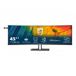 Philips | Curved Business Monitor | 45B1U6900C/00 | 44.5 " | VA | HDR | 32:9 | 75 Hz | 4 ms | 5120 x 1440 pixels | 450 cd/m | HD