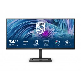 Philips | Monitor | 346E2LAE | 34 " | VA | WQHD | 21:9 | 100 Hz | 4 ms | 3440 x 1440 | 300 cd/m | HDMI ports quantity 1