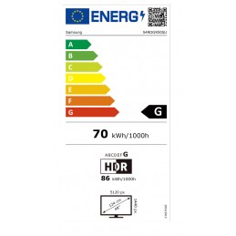 Samsung LS49DG950SUXEN Odyssey G9 G95SD | 49 " | OLED | DQHD | 32:9 | 240 Hz | 5120 x 1440 pixels | 250 cd/m | HDMI ports quanti