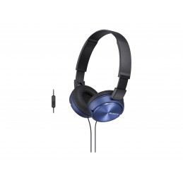 Sony | Foldable Headphones | MDR-ZX310 | Headband/On-Ear | Blue