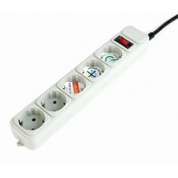 Power Cube SPG3-B-6C surge protector, 5 sockets, 6ft