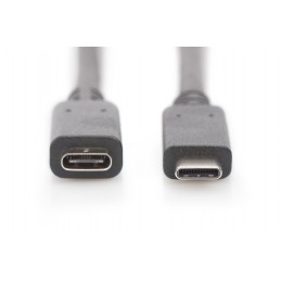 Digitus | USB Type-C Extension Cable | AK-300210-020-S | USB-C to USB-C USB Female 2.0 (Type C) | USB Male 2.0 (Type C)