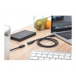 Digitus | USB Type-C Extension Cable | AK-300210-020-S | USB-C to USB-C USB Female 2.0 (Type C) | USB Male 2.0 (Type C)