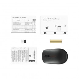 Lenovo | Wireless Mouse | 400 | Wireless mouse | Wireless | 2.4 GHz Wireless via Nano USB | Black | 1 year(s)