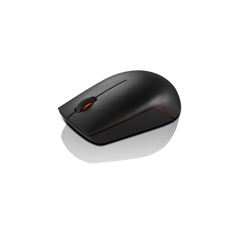 Lenovo | Wireless Compact Mouse | 300 | Optical Mouse | 2.4 GHz Wireless via Nano USB | Black | 1 year(s)