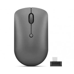 Lenovo | Wireless Compact Mouse | 540 | Red optical sensor | Wireless | 2.4G Wireless via USB-C receiver | Storm Grey | 1 year(s