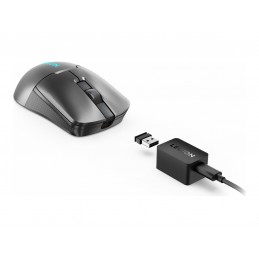 Lenovo | Wireless Gaming Mouse | Legion M600s Qi | Gaming Mouse | 2.4GHz, Bluetooth, USB wired | Storm Grey