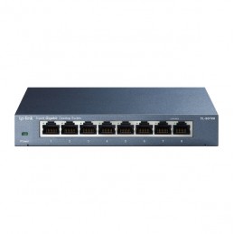 TP-LINK | Switch | TL-SG108 | Unmanaged | Desktop | Gigabit Ethernet (copper) ports quantity 8 | Power supply type External | 36